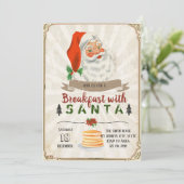 Invitation à un petit déjeuner avec le père Noël (Debout devant)