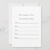 Invitation à un renouvellement de vision (Dos)