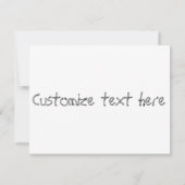 Invitation à un Rodéo Thématique Campagnard Rustiq (Dos)