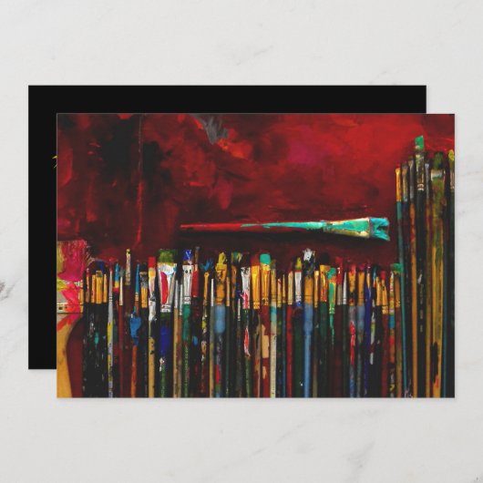 Invitation à un salon d'art (Devant / Derrière)