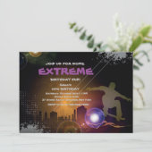 Invitation à un skateboard urbain (Debout devant)