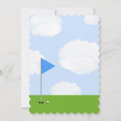 Invitation à un tournoi de golf (Dos)