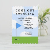 Invitation à un tournoi de golf (Debout devant)
