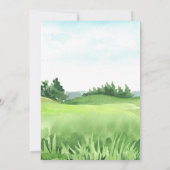 Invitation à un tournoi de golf (Dos)