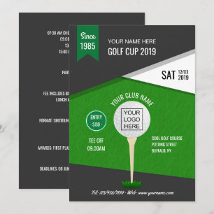 Invitation à un tournoi de golf en club/entreprise