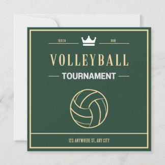Invitation à un tournoi ou à un événement de volle
