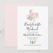Invitation à un week-end de fête de fiançailles à (Devant / Derrière)