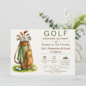 Invitation à un week-end de golf (Debout devant)