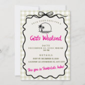 Invitation à un week-end entre filles - Enterremen (Devant)