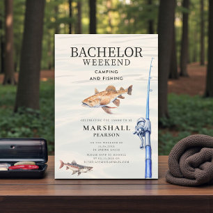 Invitation à un week-end rustique de pêche pour un