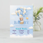 Invitation à une baby shower (Debout devant)