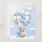 Invitation à une baby shower (Dos)
