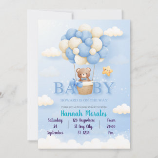 Invitation à une baby shower