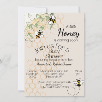 Invitation à une baby shower