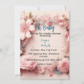 Invitation à une baby shower (Devant)