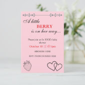 Invitation à une Baby Shower (Debout devant)