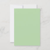Invitation à une baby shower (Dos)