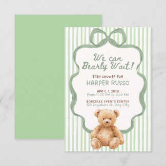 Invitation à une baby shower