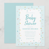 Invitation à une baby shower (Devant / Derrière)