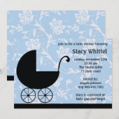 Invitation à une Baby Shower (Devant / Derrière)