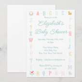 Invitation à une Baby Shower (Devant / Derrière)