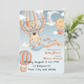 Invitation à une Baby Shower (Debout devant)