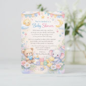 Invitation à une Baby Shower (Debout devant)