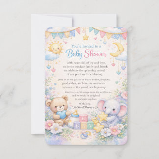 Invitation à une Baby Shower 