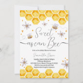 Invitation à une Baby Shower Abeille (Devant)