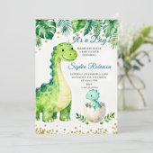 Invitation à une Baby Shower C'est un Garçon (Debout devant)