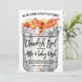 Invitation à une Baby Shower Crawfish Boil (Debout devant)