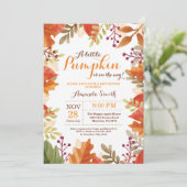 Invitation à une baby shower d'automne (Debout devant)