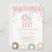 Invitation à une Baby Shower Donut Bébé Oh Baby Sh (Devant)