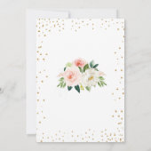 Invitation à une Baby Shower Éléphant (Dos)