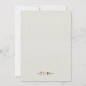 Invitation à une Baby Shower en Forêt (Dos)