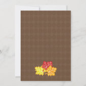 Invitation à une Baby Shower Famille de Hiboux dan (Dos)