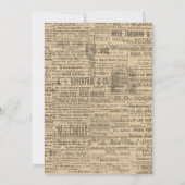 Invitation à une Baby Shower Ferme Rustique pour u (Dos)