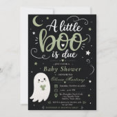 Invitation à une baby shower Halloween (Devant)