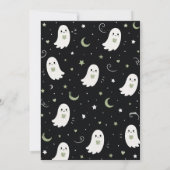 Invitation à une baby shower Halloween (Dos)