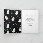 Invitation à une baby shower Halloween (Intérieur)