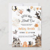 Invitation à une baby shower Halloween (Devant)