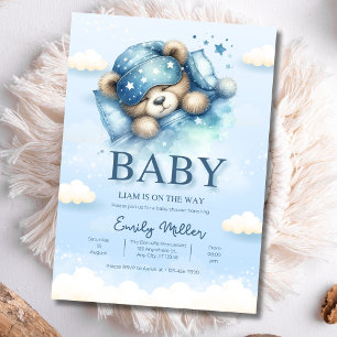 Invitation à une Baby Shower Ours en Peluche, Baby