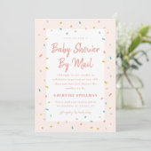 Invitation à une baby shower par courrier (Debout devant)