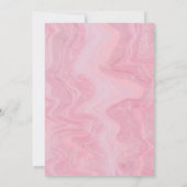 Invitation à une Baby Shower Pink Bow Love Shack – (Dos)