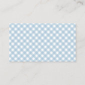 Invitation à une baby shower pour bébé citrouille  (Dos)