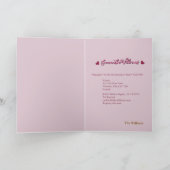 Invitation à une baby shower pour fille  (Intérieur)