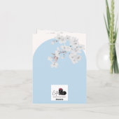 Invitation à une baby shower pour garçon, Future M (Dos)