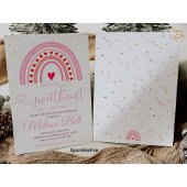 Invitation à une Baby Shower pour la Saint-Valenti