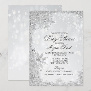 Invitation à une baby shower pour les vacances d'h