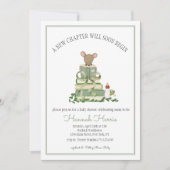 Invitation à une Baby Shower pour un Nouveau Chapi (Devant)